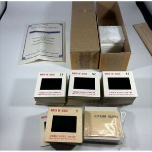 Vintage‎ 1979 Gospel Services Birth of Jesus Bible Studies Famous Art 113 Slides